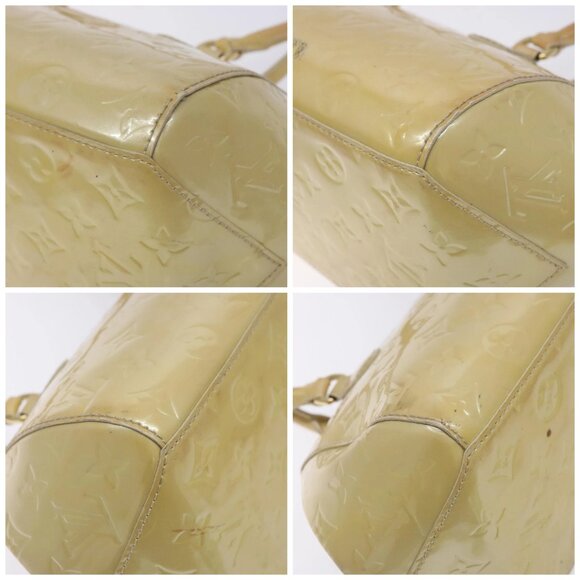 LOUIS VUITTON Vernis Sherwood PM Hand Bag Broncorail M91491 LV Auth 134504 - Picture 15 of 16